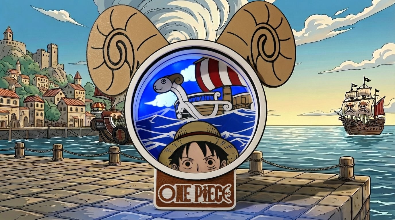 ONE PIECE GOING MERRY SHADOWBOX LIGHT