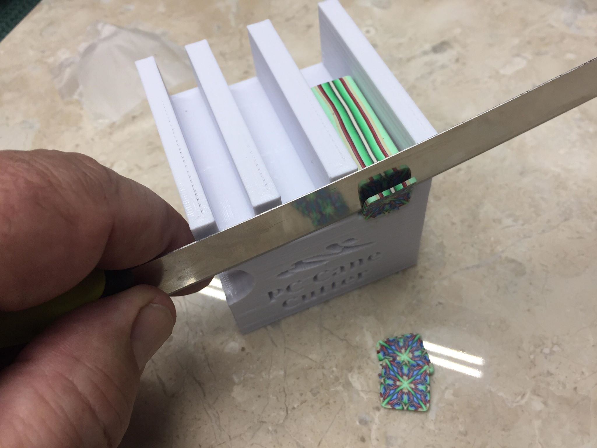 Polymer Clay Cane Cutting Guide