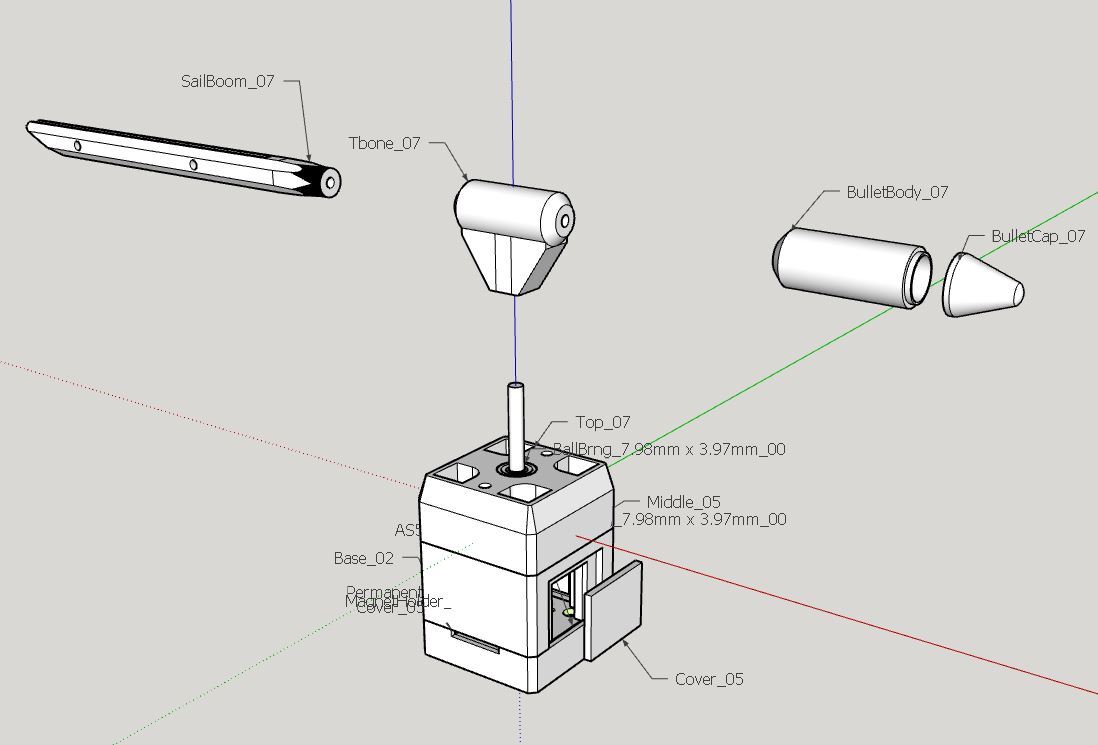 AS5600 Magnetic Encoder Windvane