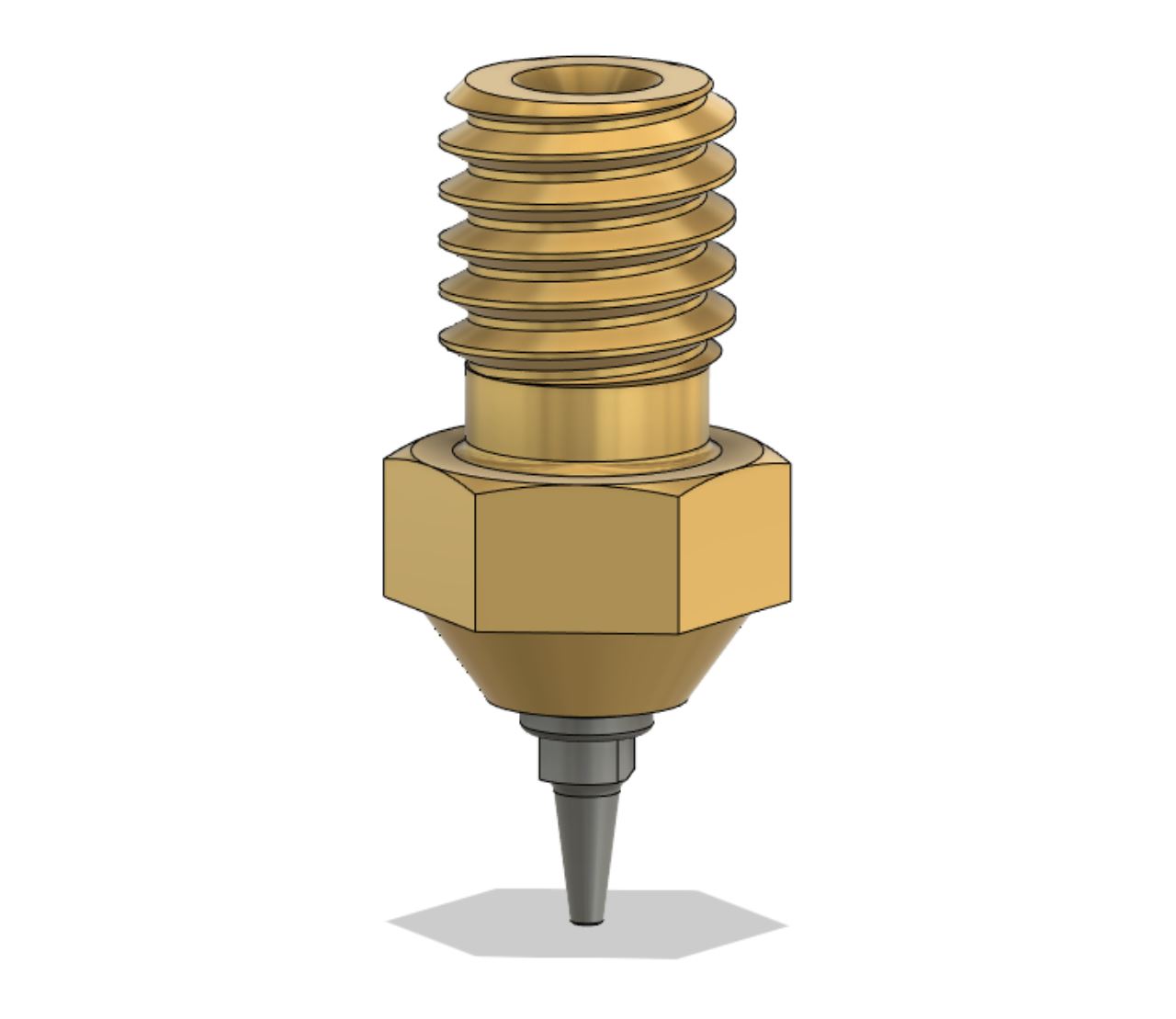 3D Printer Airbrush Nozzle Reference Model