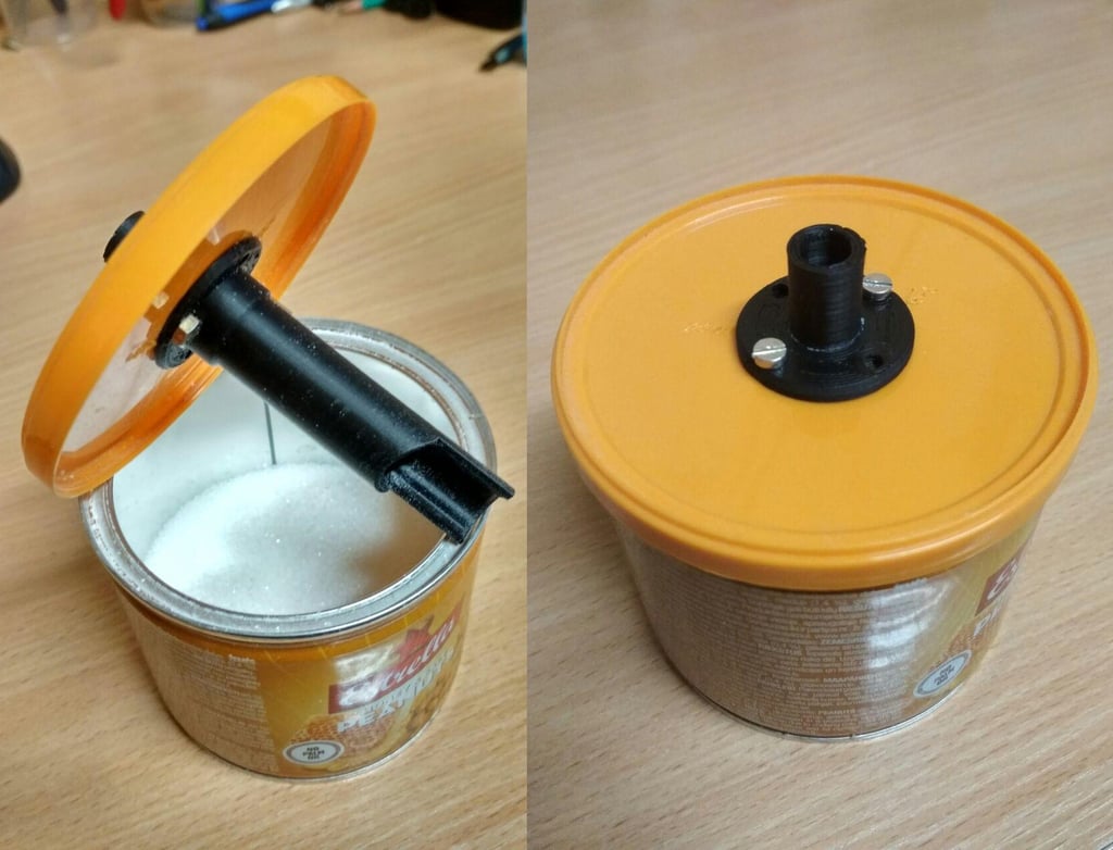 Sugar dispenser for containers
