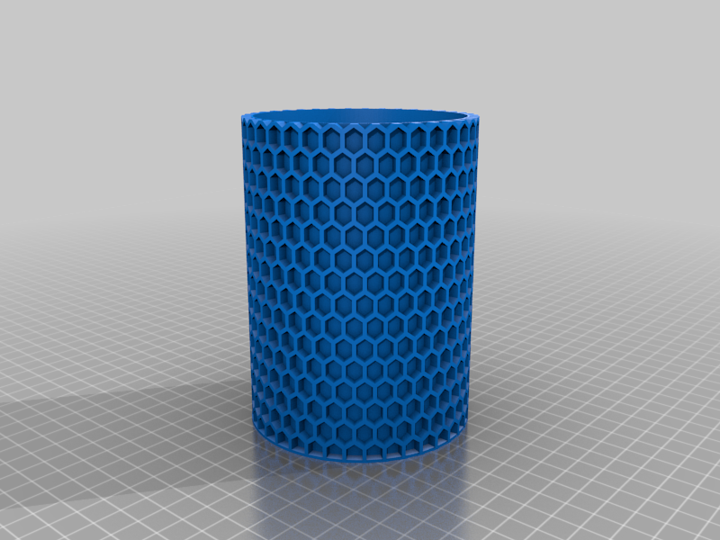 Fast Printing Honeycomb Lampshade (0.6mm Nozzle, Spiralized) Remix
