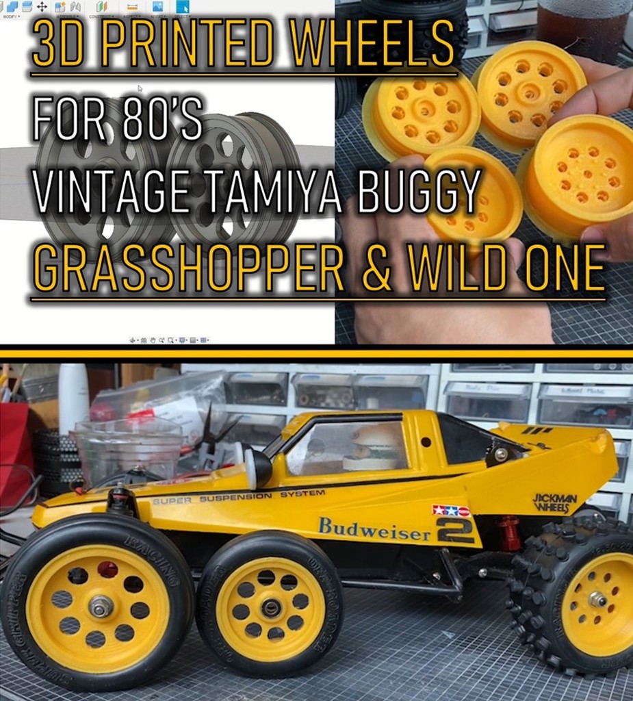 Wheels for Tamiya Grasshopper & Wild one