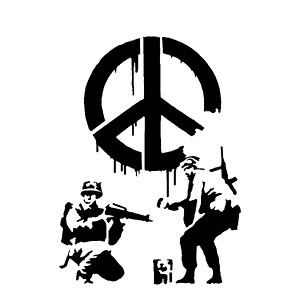 Peace stencil