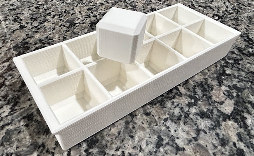 Ice Cubes and Tray for play kitchen