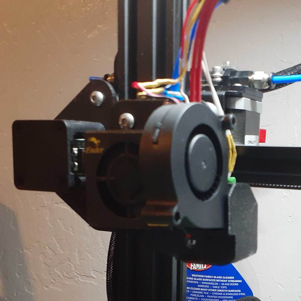 Part Cooling 5015 Fan Duct Ender 3 with Cr-10 Plus / Pro Hotend