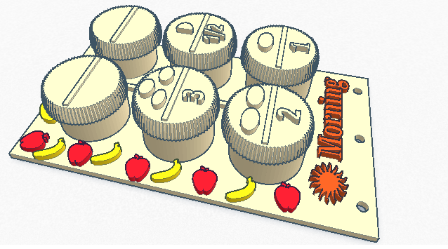 Pill organizer for elderly and blinds