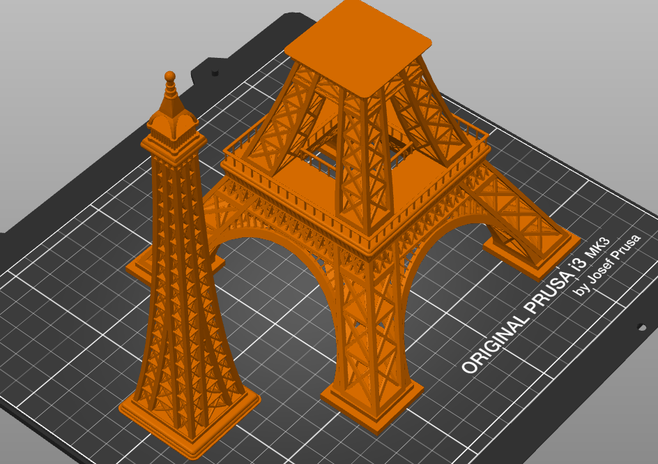Eiffel tower 30 cm (two parts)