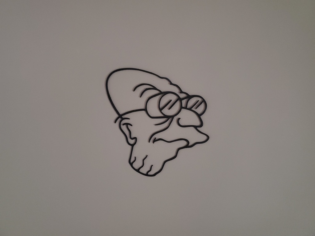 Professor Farnsworth - Futurama Wall Art