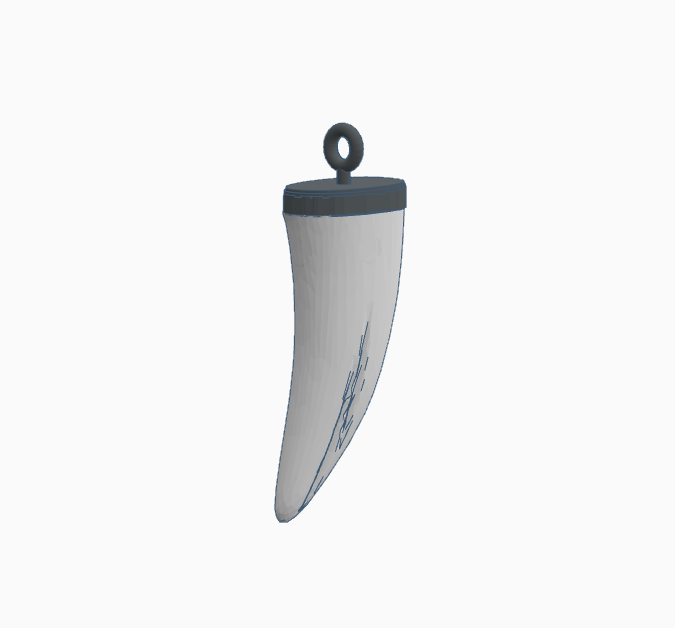 Darius Bowman Tooth Necklace Camp Cretaceous