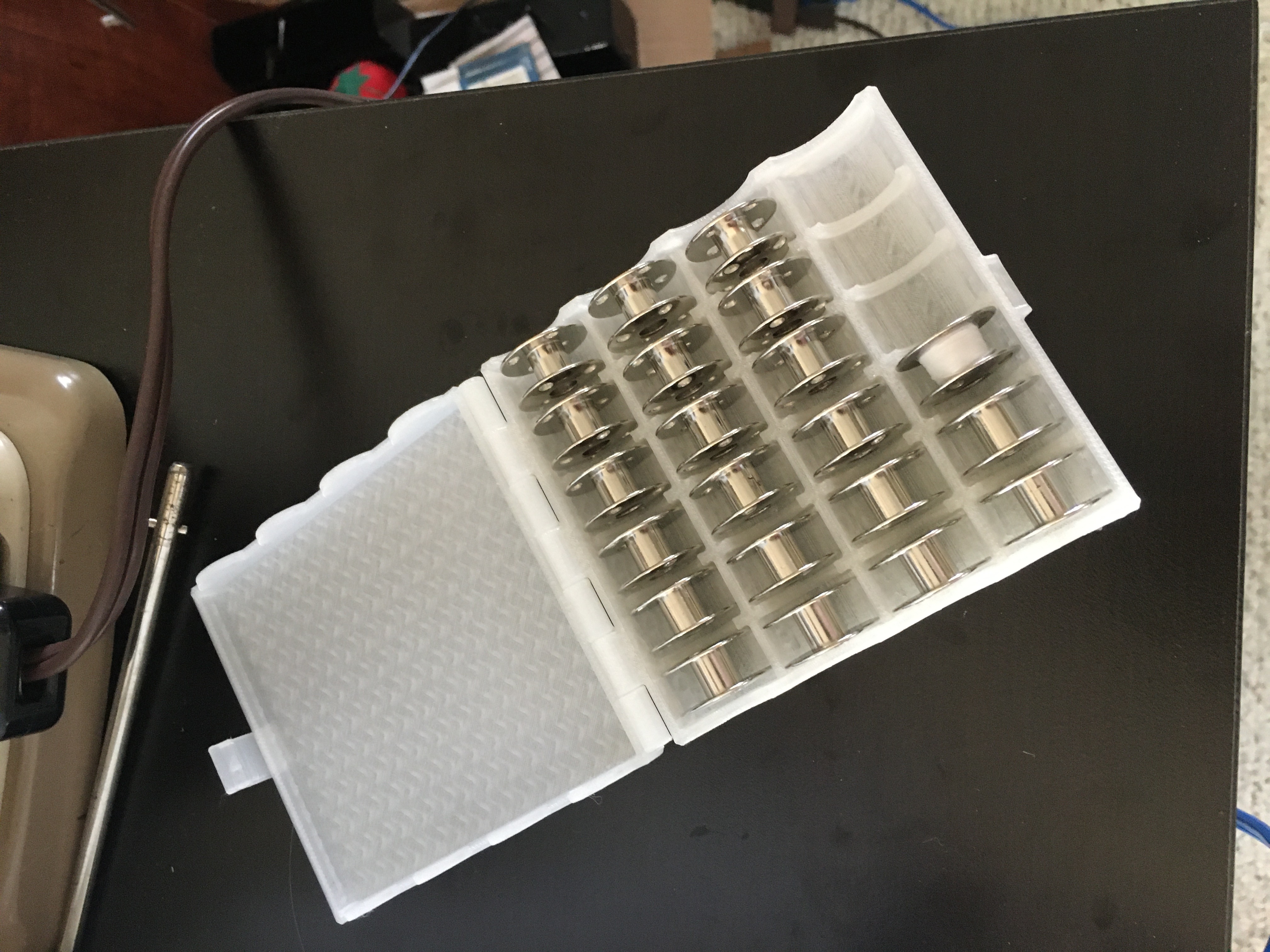 Sewing Bobbin Storage Box