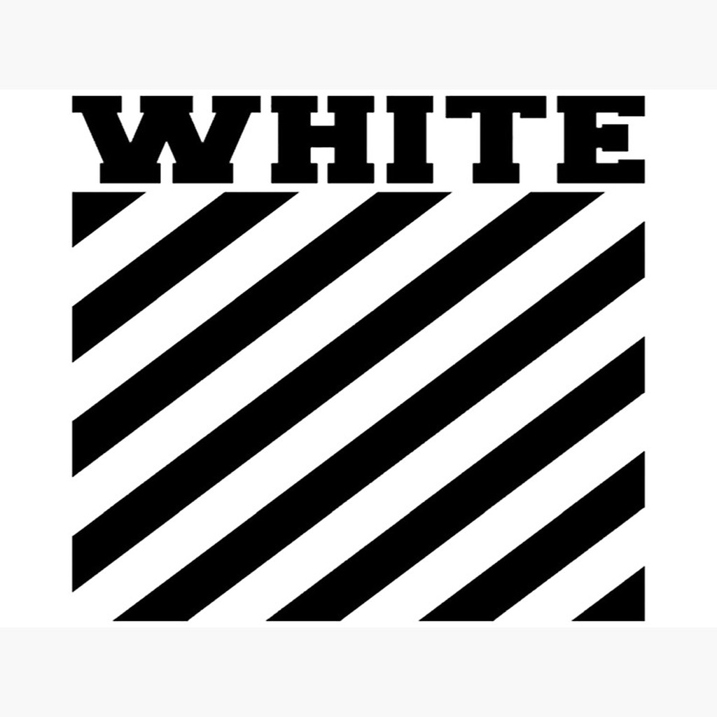 Off-white logo stripes