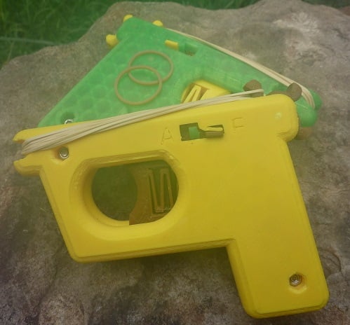 Rubber Band Gun with Full Auto Mode