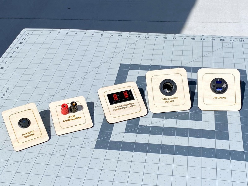Laser Cut Electronic Component Mounting Templates