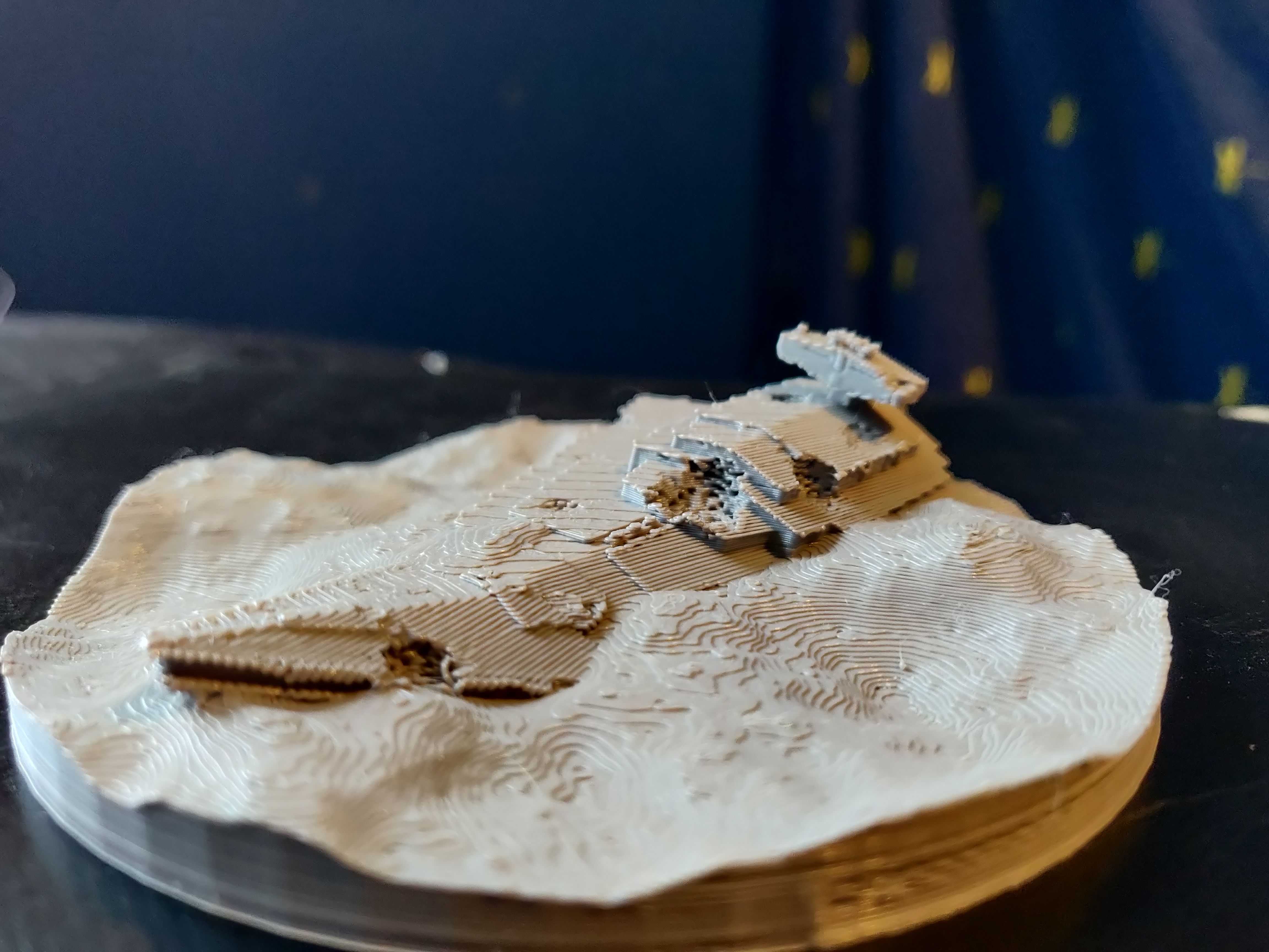 Crashed Imperial Star Destroyer Diorama