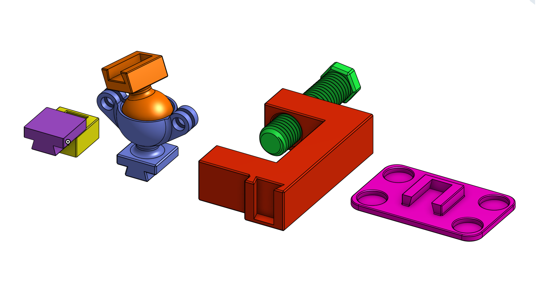 Universal Dovetail Mounts and Clamps
