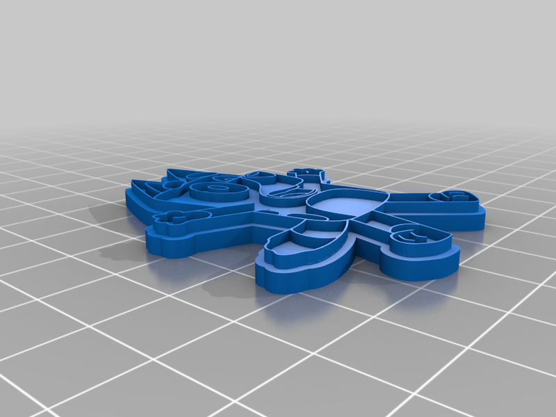 Bluey play-doh/cookie cutter and stamp