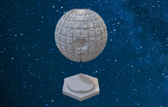 Star Trek Borg Sphere modified with base Catan