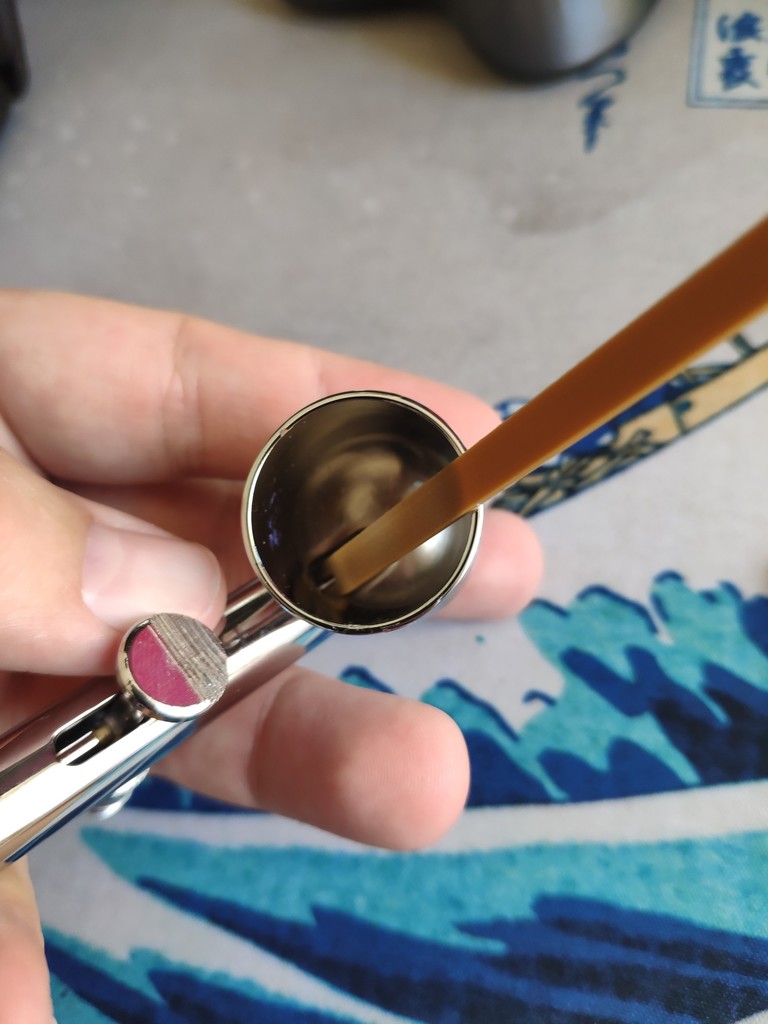 Airbrush paint stirer stick