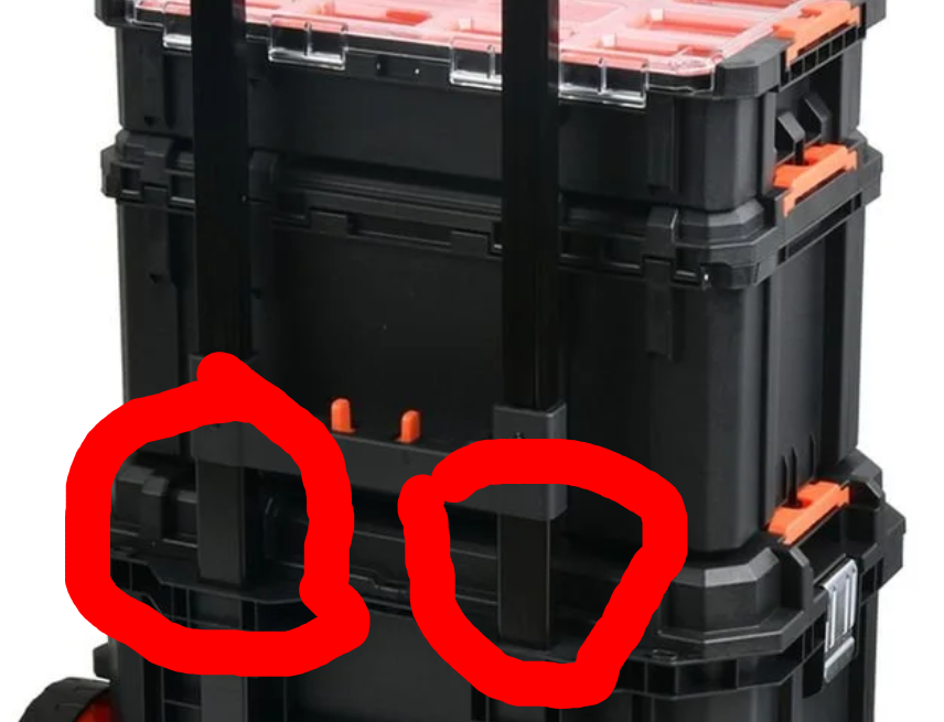 90mm PVC holder for Tactix Rolling Toolbox