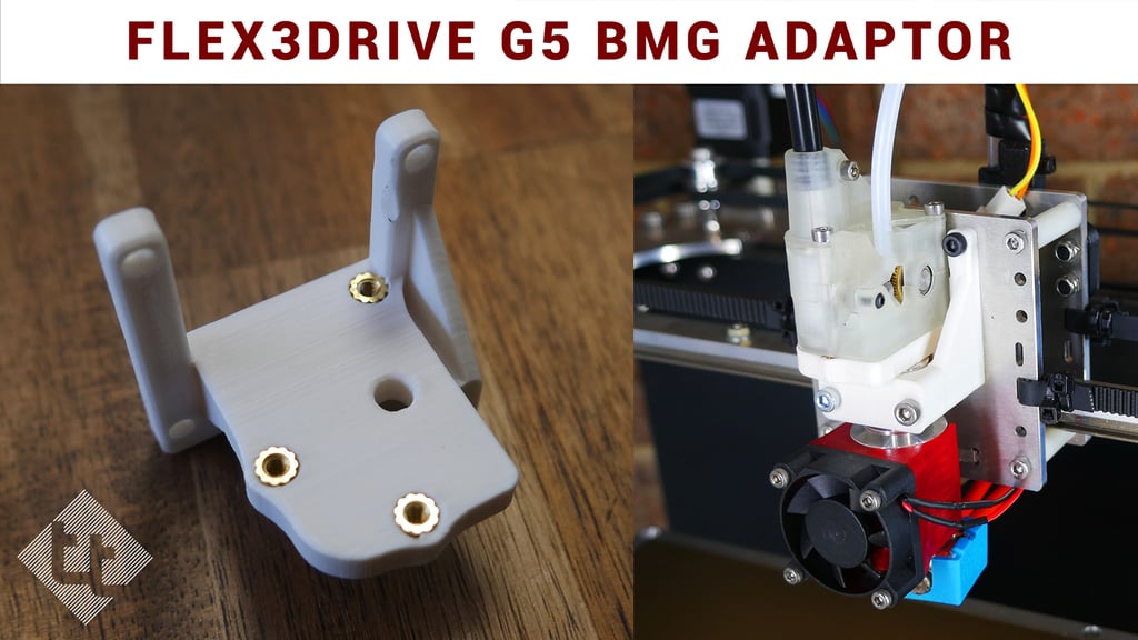 Flex3drive G5 to Bondtech BMG / E3D V6 adaptor