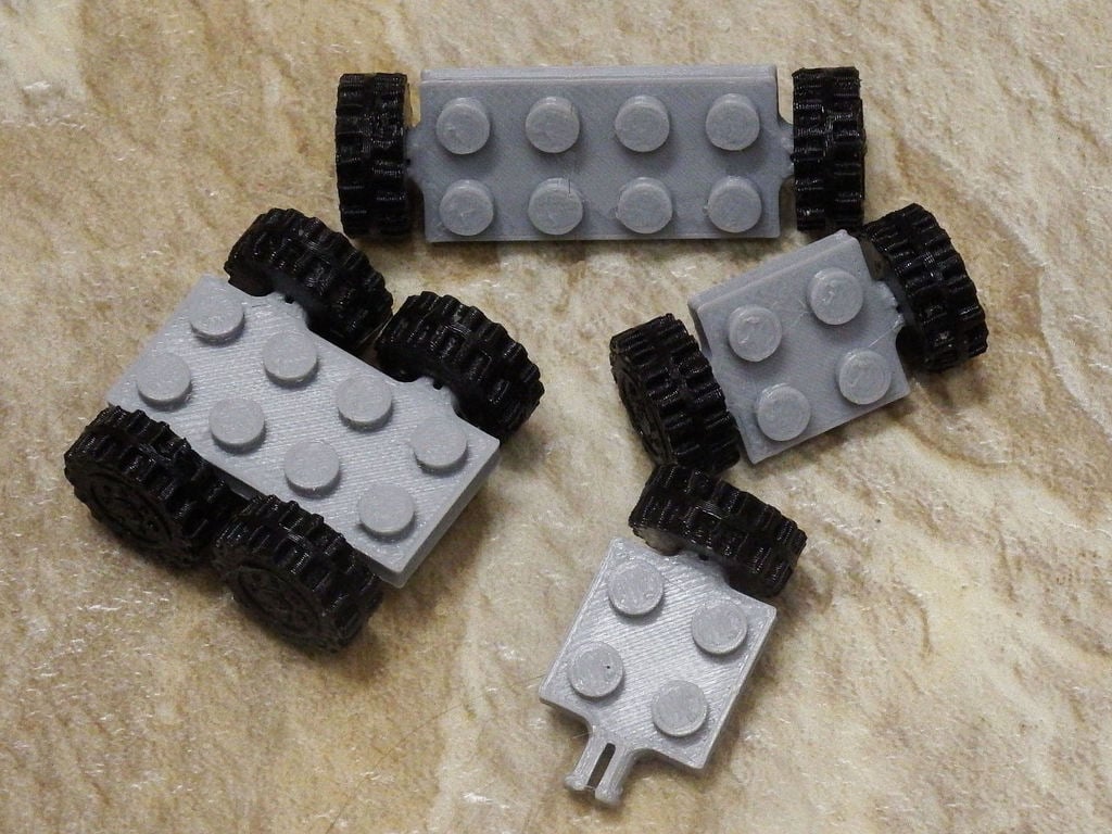 Lego Compatible  Axles & Tires