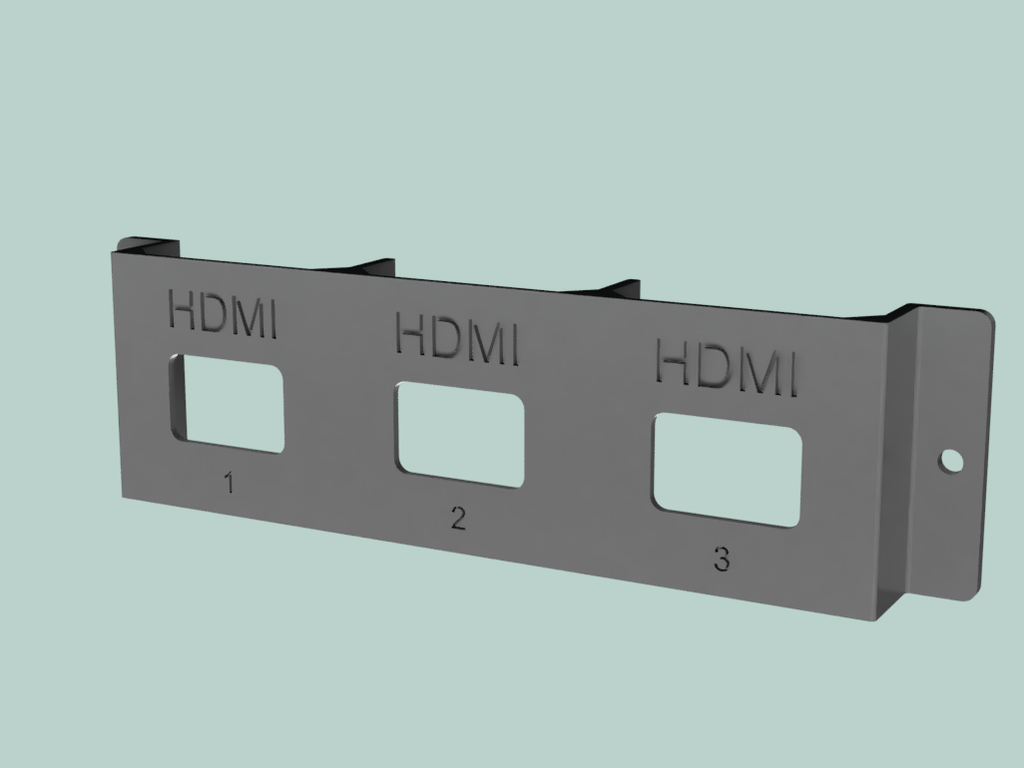 Techole HDMI Switch Mount made for 3 splitters
