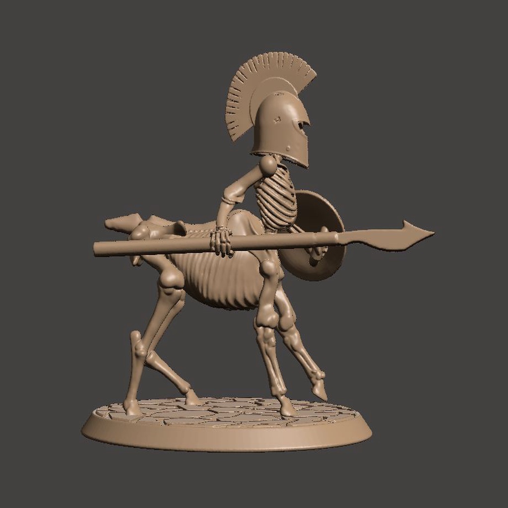 28mm - Undead Skeleton Centaur Miniature