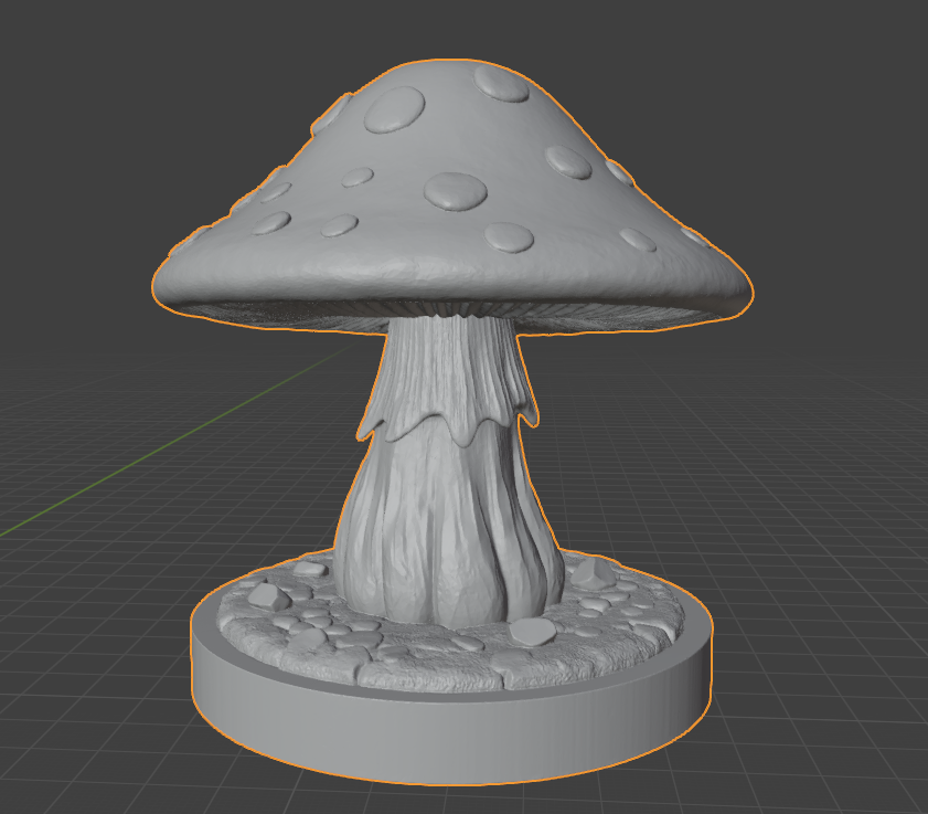 Amanita Muscaria (Fly Agaric) - Fantasy Mushroom 3D Print Model | Terrain Scenery