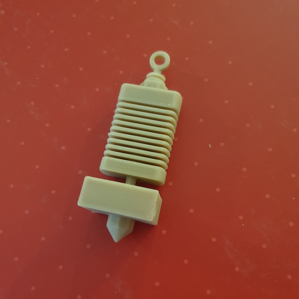3D Printing Keychain (hot end)