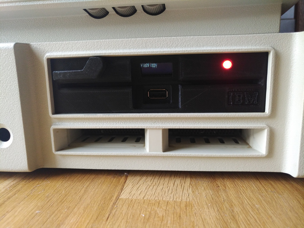 5.25" IBM PCjr Floppy Drive case for Gotek FDD emulator