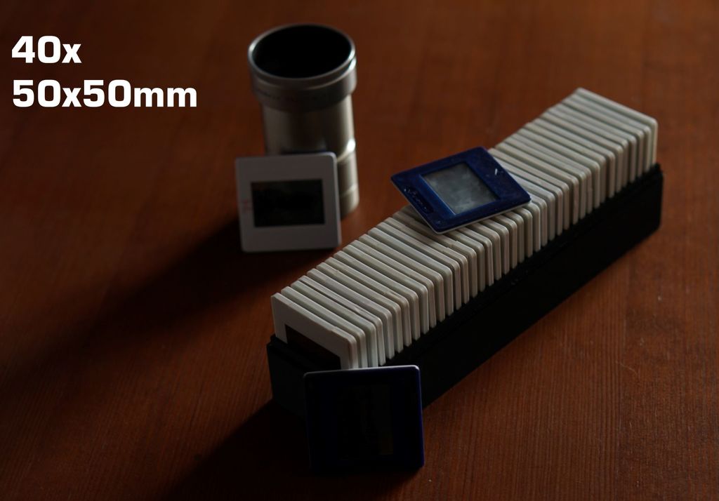 40 35mm film slide container
