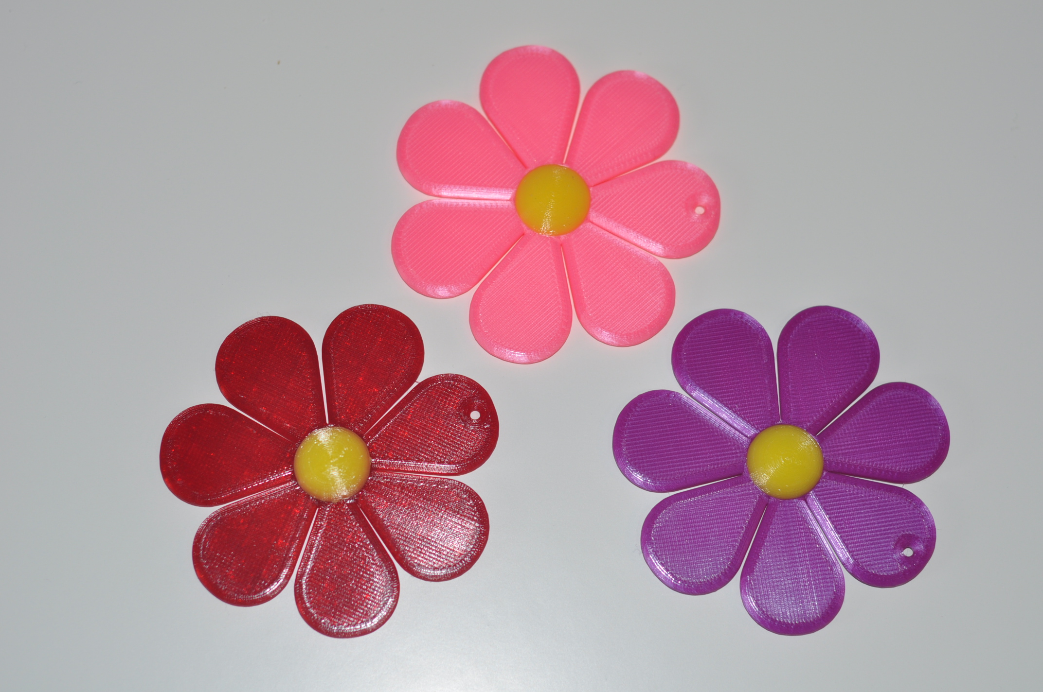 Daisy / Flower Stylized Ornament - Easy 2 Color - Designed by a five year old!