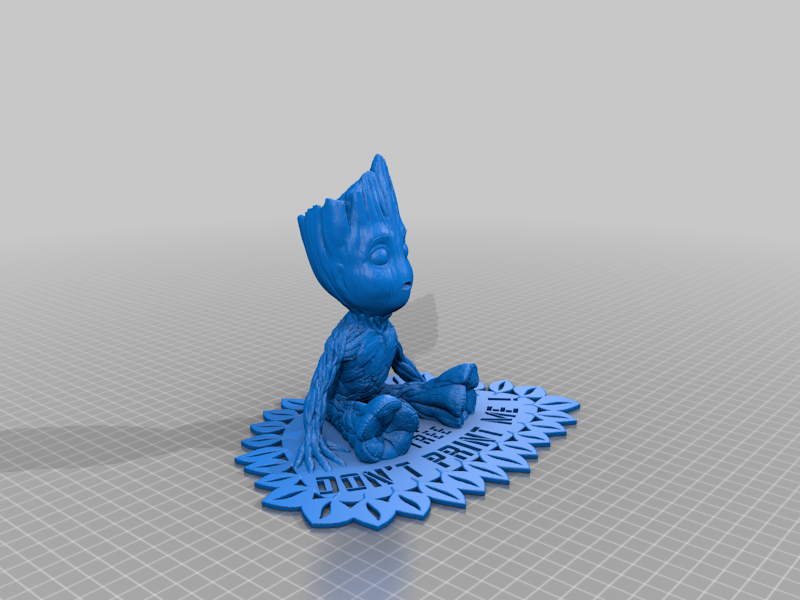 Baby groot Don't print me !
