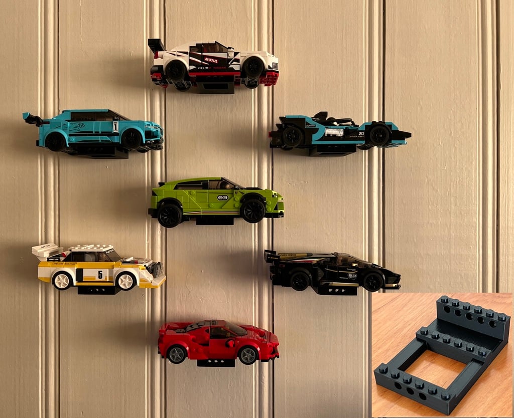 Lego Speed Champions Wall Mount