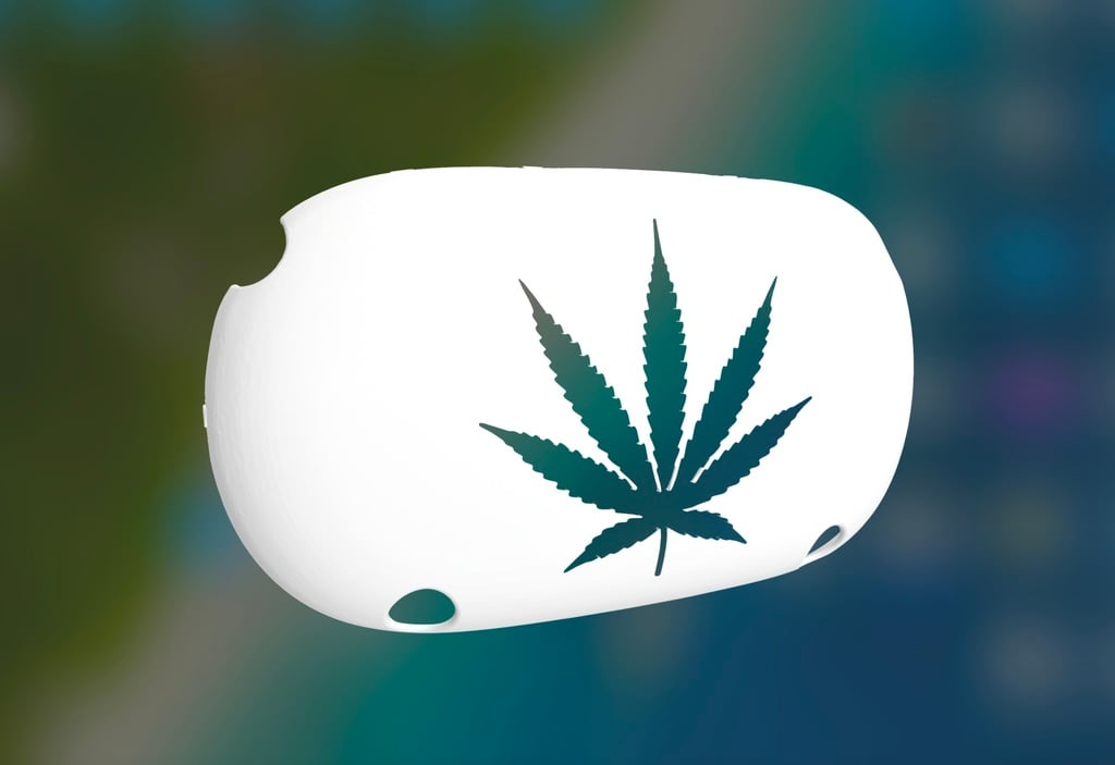 Oculus Quest 2 (Weed Leaf) Faceplate Cover