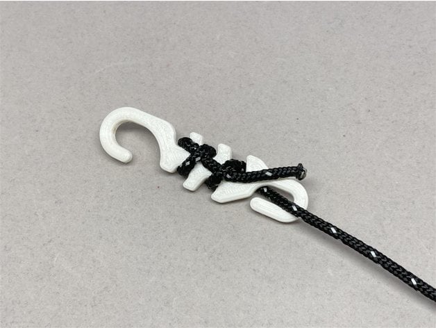 Free STL file Small utility hook for 4mm paracord 🤏・3D print object to  download・Cults