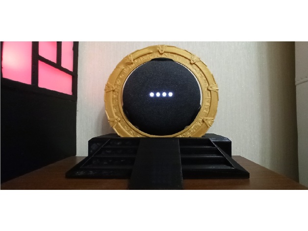 Google Home Nest Mini Stargate Stand Modifficate To More Economical