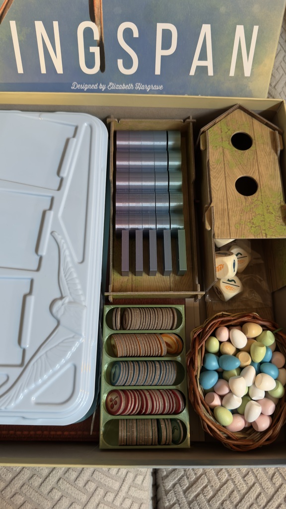 Wingspan Player Tray and Food Box
