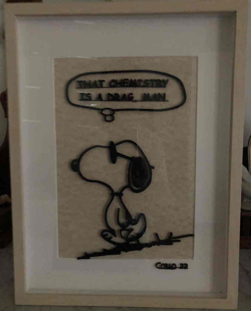 Snoopy - Joe Cool and the chemistry