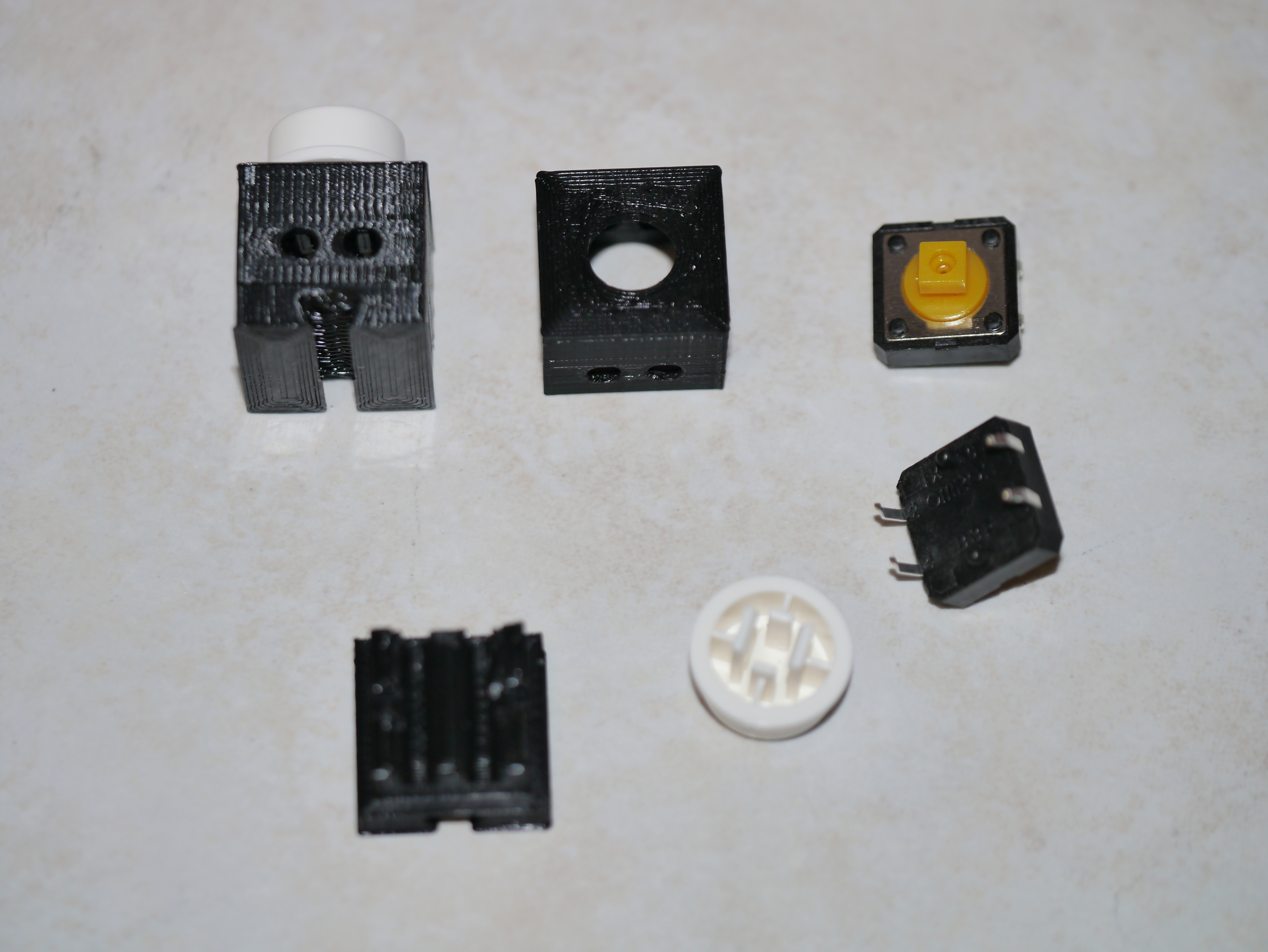 Fischertechnik push button housing