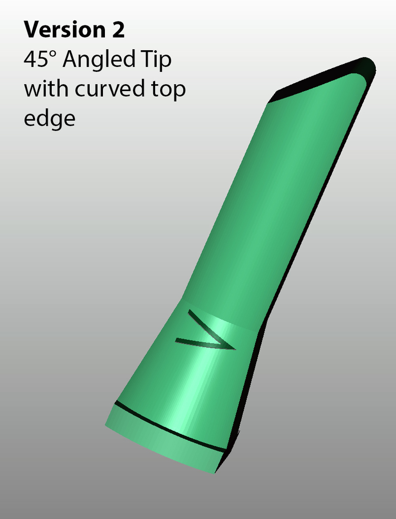 Sandie, The Sanding Pen - 45°Tip Curved