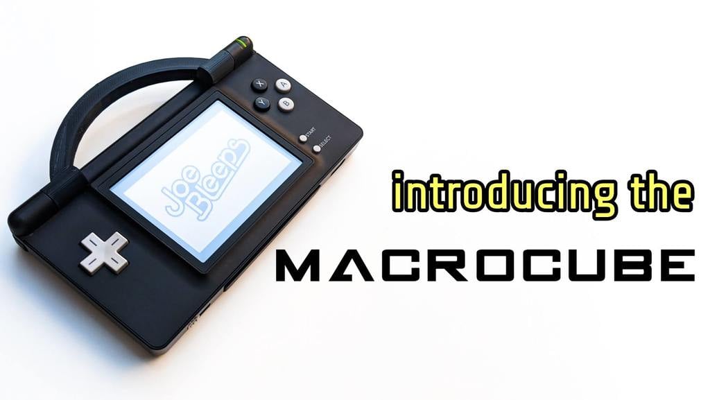 MacroCube handle for GameBoy Macro (Nintendo DS Lite)
