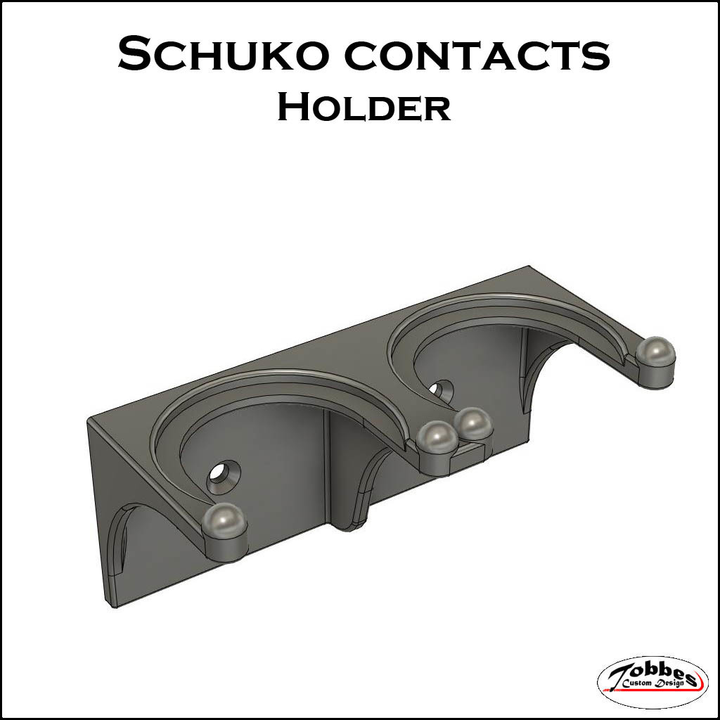 Schuko contact holder