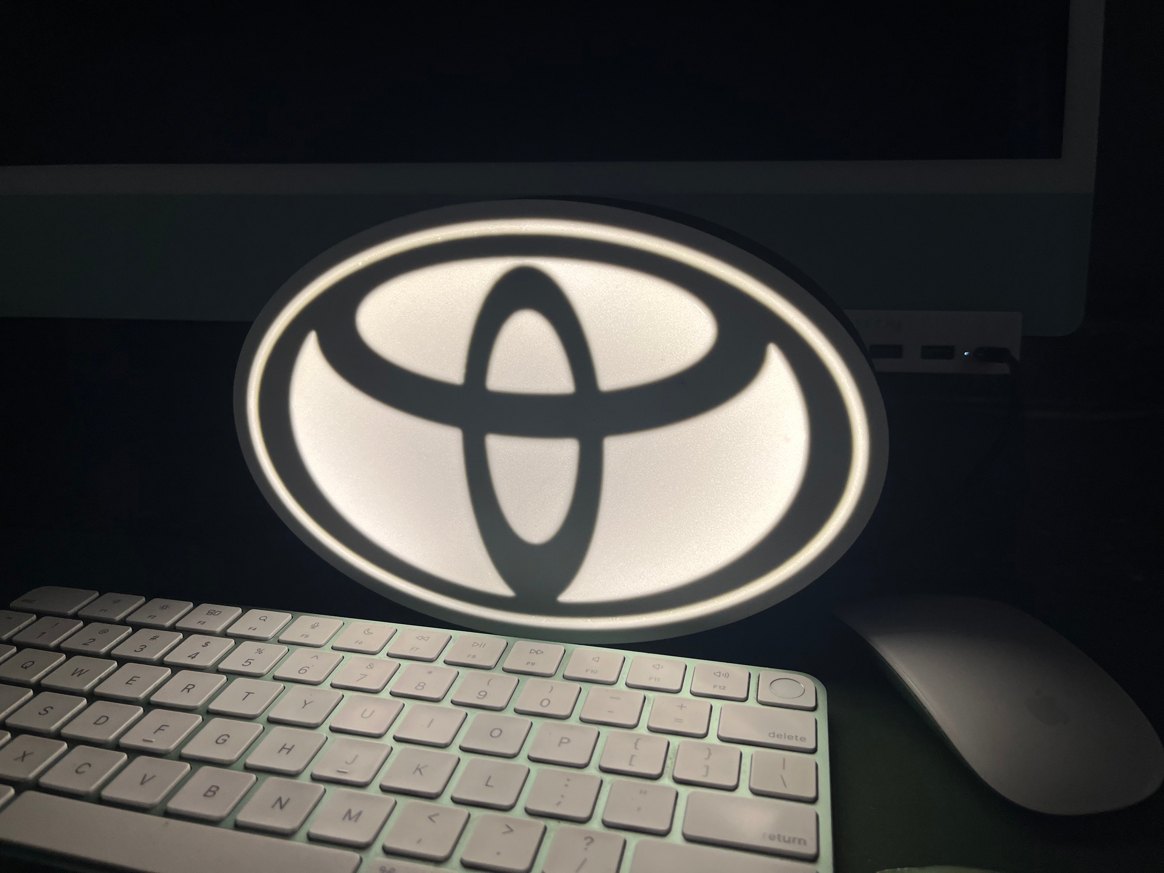 Toyota Lightbox. LED Lightbox with Toyota Logo