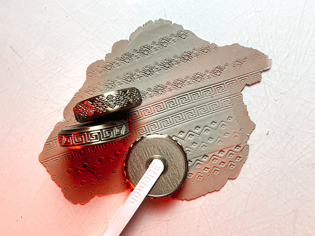 Stamp Wheels for Clay - Aztec patterns
