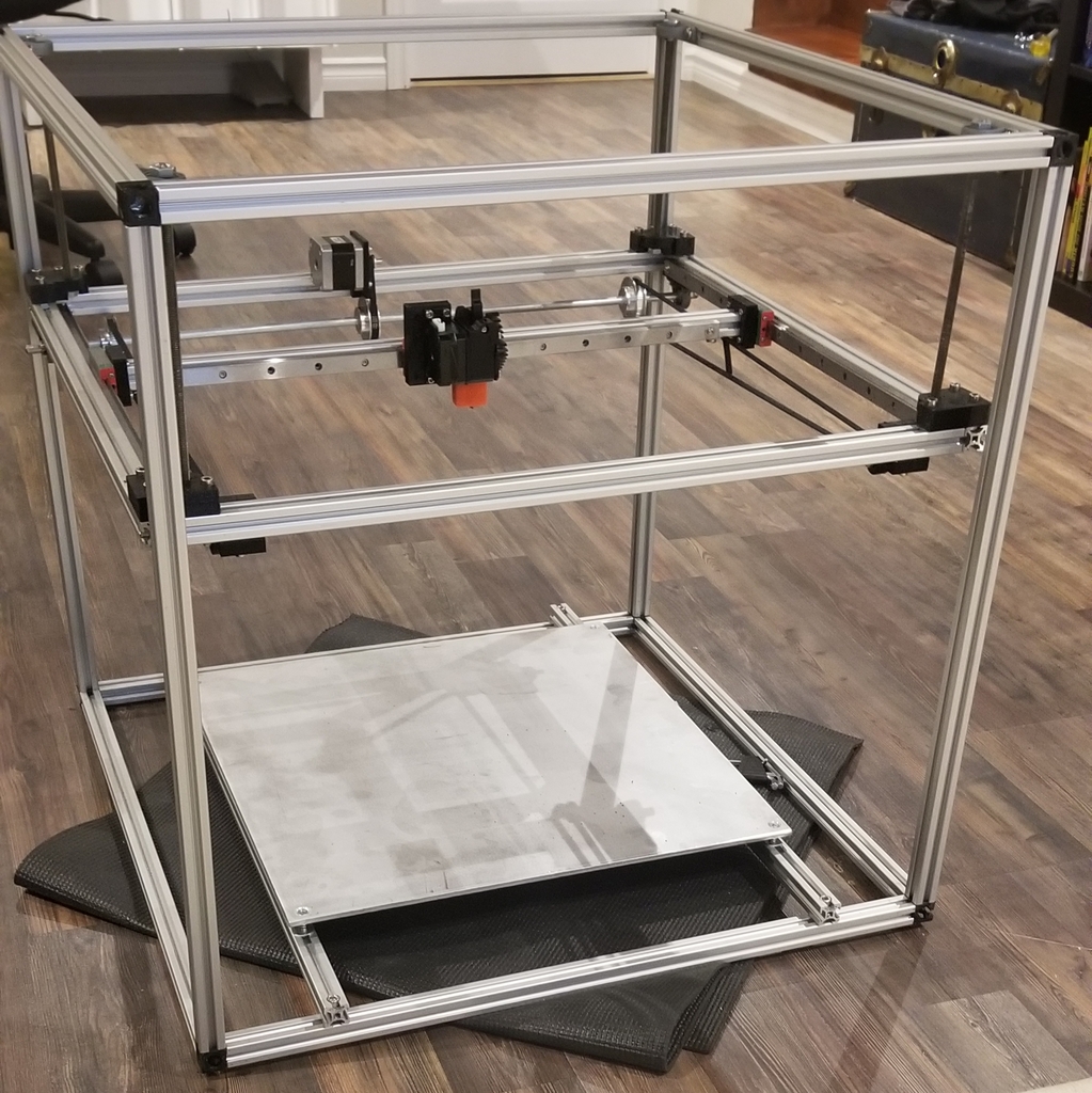 Fixed bed cartesian printer