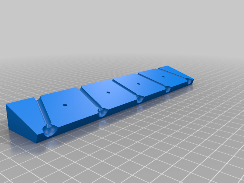 Wall mount 5 filament feed Block