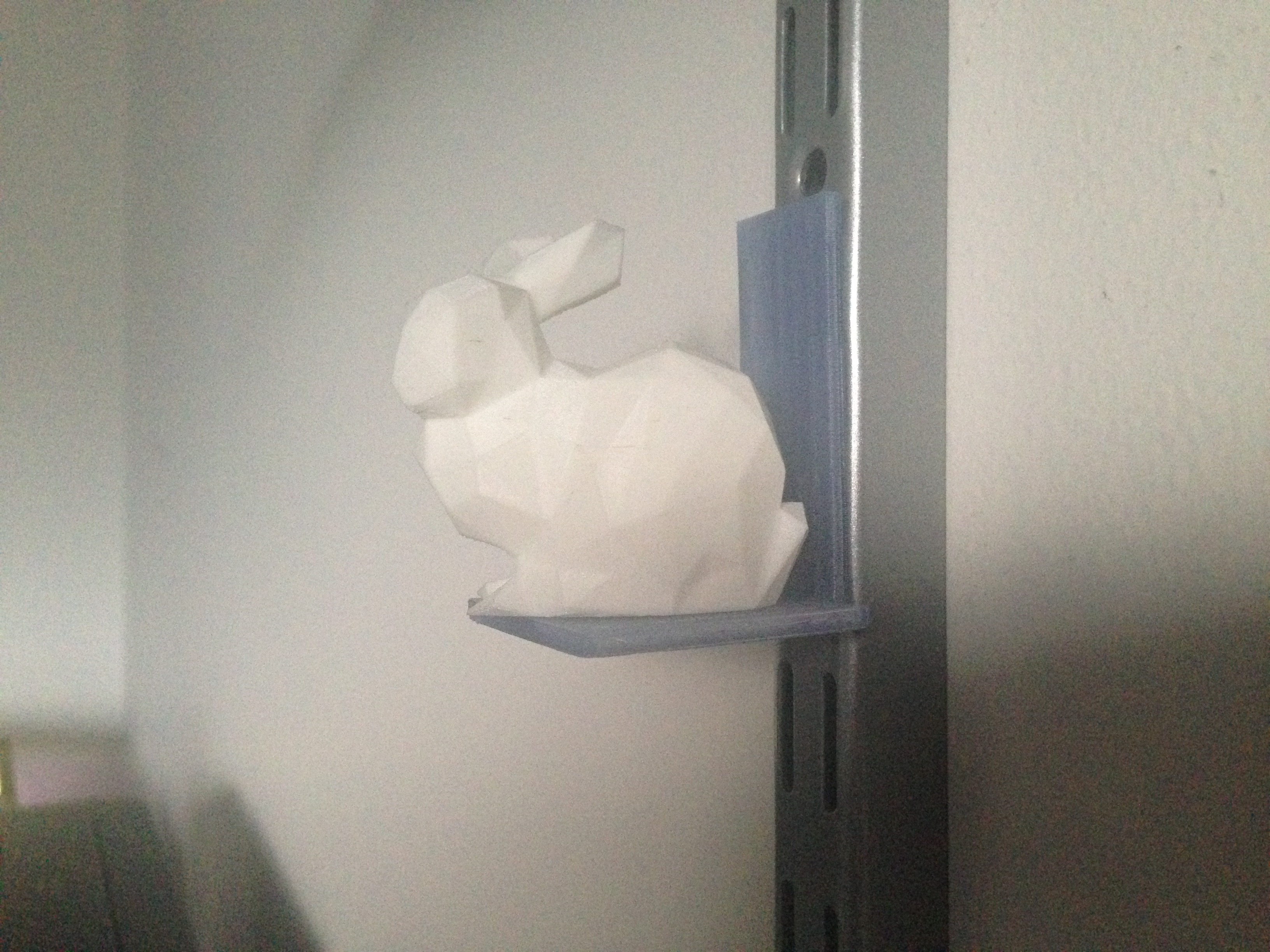 Floating Stand for Double Slotted Shelving Mount