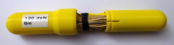 Container for Paragliding Line (L 100mm / D 15mm)